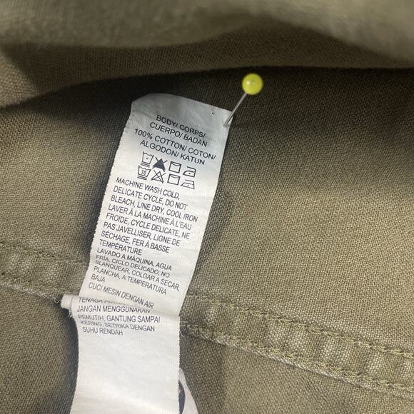 Lucky Brand Safari Utility Vest Women’s L Military Drawstring Waist Street Wear - Picture 11 of 14